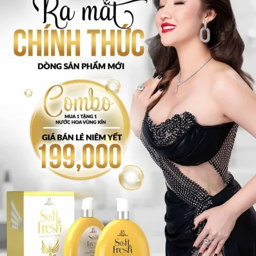 Dung Dịch Vệ Sinh Phụ Nữ Đông Anh Collagen X3 Soft Fresh