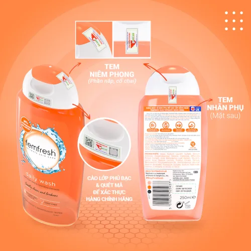 Dung Dịch Vệ Sinh Phụ Nữ Femfresh 250ml
