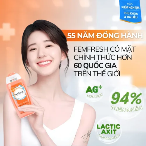 Dung Dịch Vệ Sinh Phụ Nữ Femfresh Intimate Skin Care Daily Wash 250ml
