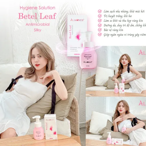 Dung dịch vệ sinh phụ nữ lá trầu Almonds chính hãng