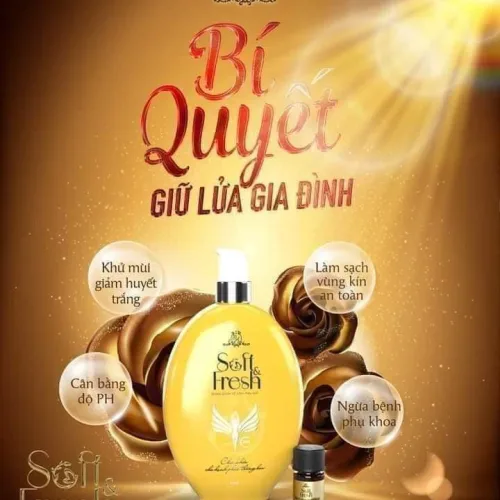Dung Dịch Vệ Sinh Phụ Nữ Soft Fresh Mỹ Phẩm Đông Anh Collagen X3