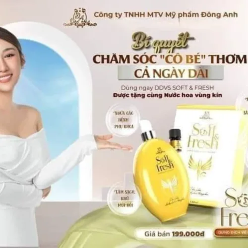 Dung Dịch Vệ Sinh Phụ Nữ Soft Fresh Mỹ Phẩm Đông Anh Collagen X3