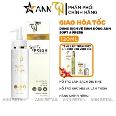 Dung Dịch Vệ Sinh Collagen X3 TN Đông Anh Soft & Fresh Collagen X3 120ml - Tặng 1 Xịt Thơm Body + 1 Nước Hoa Vùng Kín