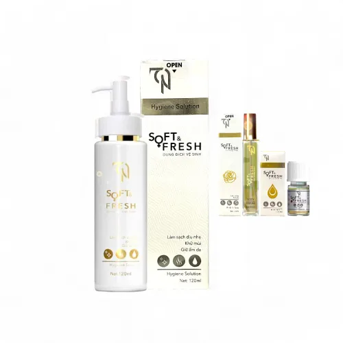 Dung Dịch Vệ Sinh Collagen X3 TN Đông Anh Soft & Fresh Collagen X3 120ml - Tặng 1 Xịt Thơm Body + 1 Nước Hoa Vùng Kín