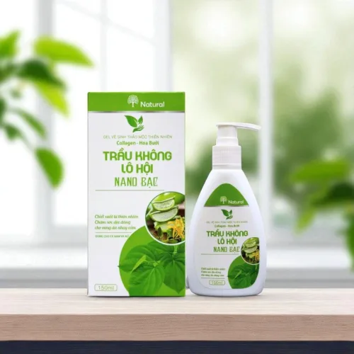 Dung Dịch Vệ Sinh Trầu Không Lô Hội Nano Bạc Thảo Mộc Thiên Nhiên 150ml