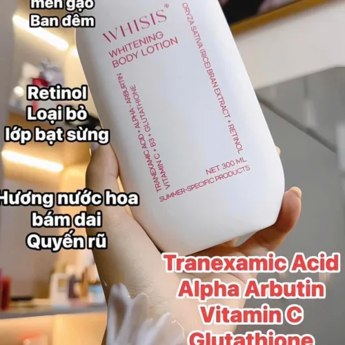 Dưỡng Thể WHISIS Premium Collagen Whitening Body Lotion