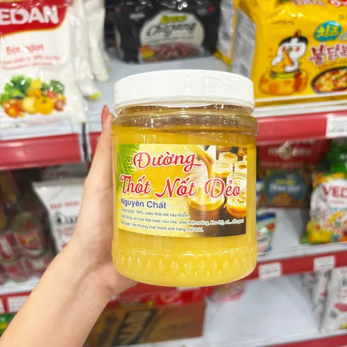 Đường Thốt Nốt Dẻo Nguyên Chất Hũ 1kg