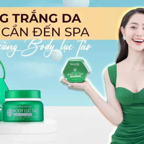 Dưỡng trắng da ngay tại nhà - chẳng cần đến spa với Kem body lục tảo
