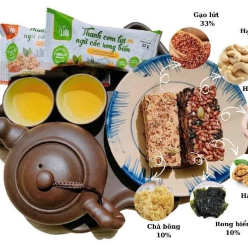 💥 Cùng thanh gạo lức Herslim thay thế bữa ăn phụ 💥