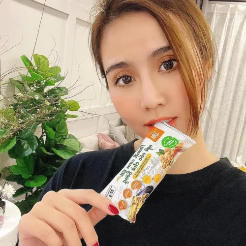 💯💯Bánh gạo lứt ngũ cốc Herbslim Thực phẩn số 1 cho người ăn kiêng tinh bột