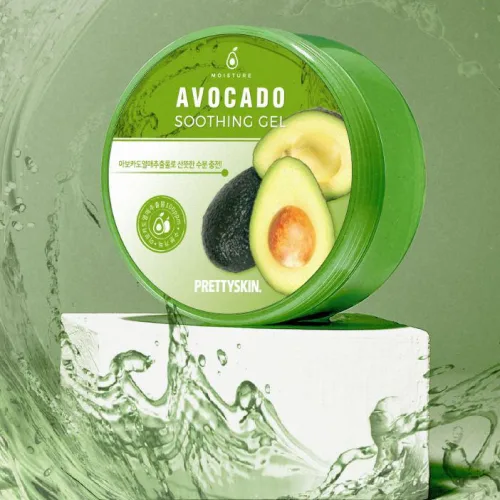 Gel Dưỡng Da Đa Năng Prettyskin Chiết Xuất Bơ Avocado Soothing Gel Hỗ trợ giảm mụn, giúp thu nhỏ lỗ chân lông