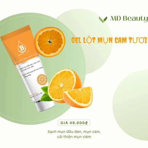 Gel Lột Mụn Cam Tươi MD Beauty Benny Care