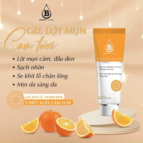 Gel Lột Mụn Cam Tươi MD Beauty Benny Care
