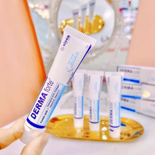 Gel Mụn Derma Forte Topical Tuýp 15g - Giảm Mụn Mờ Thâm