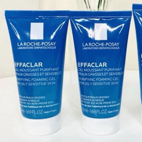 Gel Rửa Mặt 50ml La Roche-Posay Effaclar Purifying Foaming tiện lợi cho du lịch công tác và dùng thử