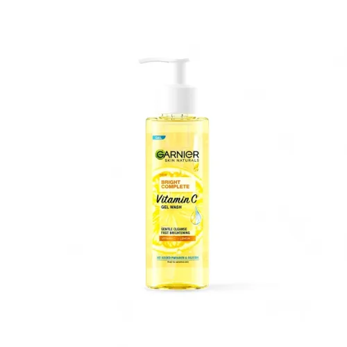 Gel rửa mặt  Garnier Vitamin C + Lemon Cleansing Gel 120mL