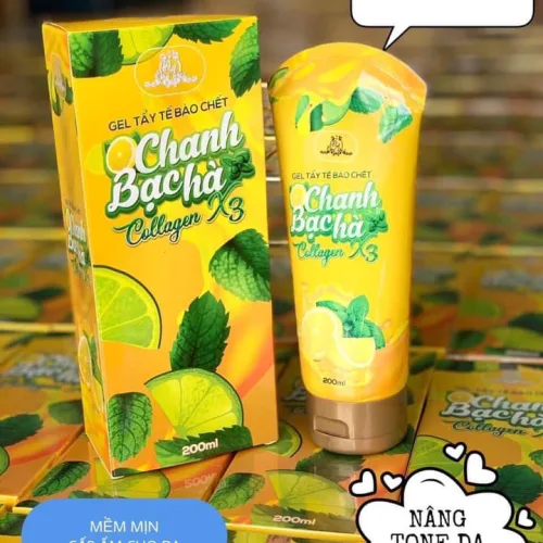 Gel tẩy tế bào chết chanh bạc hà - siêu sản phẩm mới trình làng