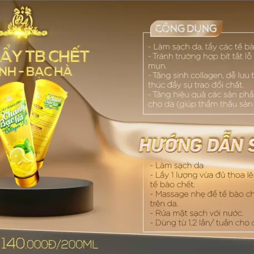 Gel tẩy tế bào chết Colagen x3 dùng cho cả mặt & body