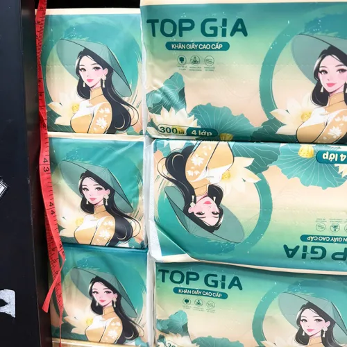 Giấy Ăn Top Gia Cô Gái Túi 10 Gói