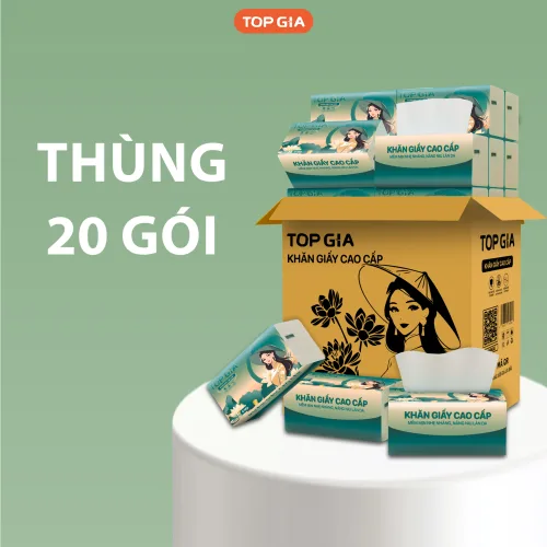 Giấy Ăn Top Gia Cô Gái Túi 10 Gói