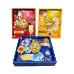 Giỏ Quà 5 Món - Quà Tặng Tết Sang Trọng - Quà Trang Trí Tết - Giỏ Quà Tết