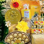 Giỏ Quà Tết 14 Món Cao Cấp - Quà Tặng Tết Sang Trọng - Quà Trang Trí Tết