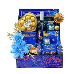 Giỏ Quà Tết 9 Món - Quà Tặng Tết Sang Trọng - Quà Trang Trí Tết - Giỏ Quà Tết
