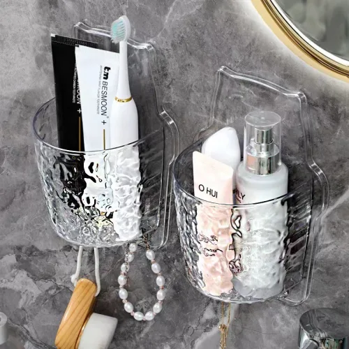 Combo 2 Giỏ Treo Tường Con Cú Đựng Kem Bàn Chải Đánh Răng