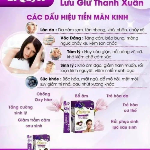 Giữ mãi tuổi thanh xuân với Collagen Đậu Biếc Măng Cụt