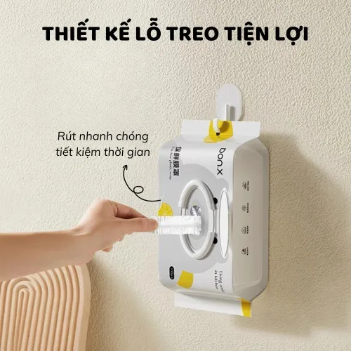 Gói 100 Màng Bọc Thực Phẩm Dạng Rút Siêu Dai Có Nắp Đậy Kính 30X14cm
