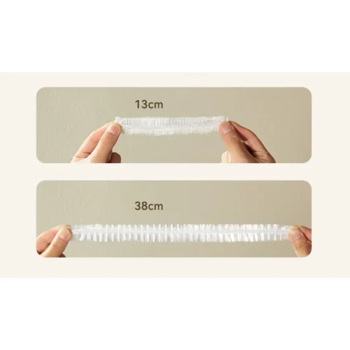 Gói 100 Màng Bọc Thực Phẩm Dạng Rút Siêu Dai Có Nắp Đậy Kính 30X14cm