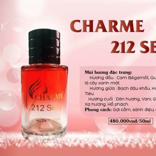 Nước Hoa Nam Charme 212 Sexy 50ml