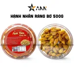 Hạnh Nhân Rang Bơ 450g - Hộp Tròn Lớn Hộp Quà Tết 2026