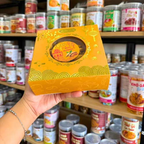 Hạnh Nhân Rang Bơ Nust Almond Thơm Ngon - Hộp Quà Tết