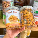 Hạnh Nhân Sấy Tẩm Vị - Hạnh Nhân Rang Bơ Vỏ Dày Thơm Ngon 300g - Hũ Pet