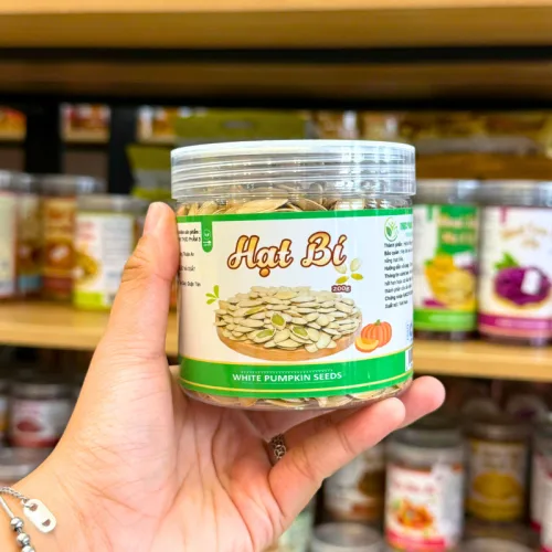 Hạt Bí Trắng Đặc Biệt Mini 200g - Hộp Pet
