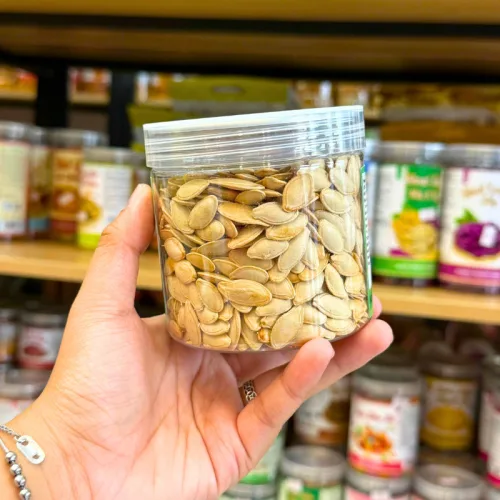 Hạt Bí Trắng Đặc Biệt Mini 200g - Hộp Pet