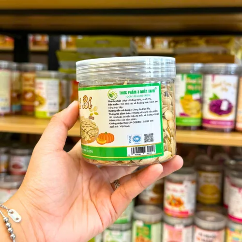 Hạt Bí Trắng Đặc Biệt Mini 200g - Hộp Pet