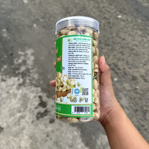 Hạt Dẻ Cười Loại Ngon 500g Không Tẩy Trắng Hàng Mỹ Hộp Pet