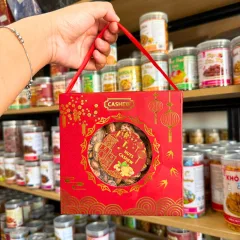 Hạt Diều Rang Muối Nuts Cashew Hộp Quà Tết
