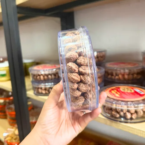 Hạt Điều Xếp Hoa Hộp Tròn 500g(Ba miền)
