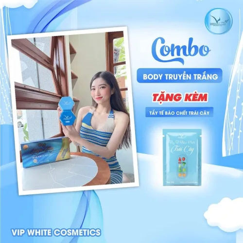 Hiện thực hóa ước mơ sở hữu làn da láng mịn với combo Truyền Trắng Vip White