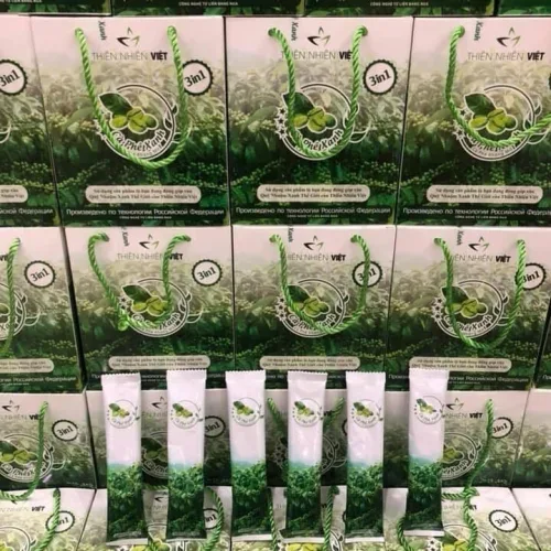 “HÔ BIẾN” 1Kg SAU 10 LY CÀ PHÊ XANH KHÁNG MỠ TUYỆT VỜI