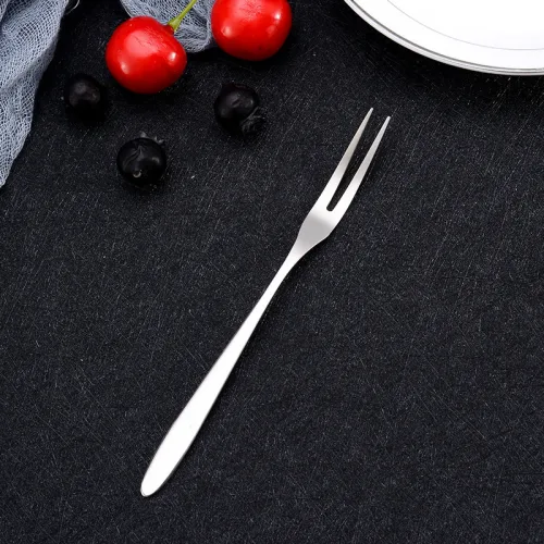 Hộp 10 Xiên Thức Ăn Inox - Nĩa Xiên Hoa Quả Mứt 13.4cm