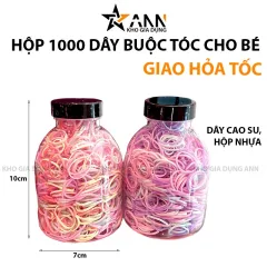Hộp 1000 Dây Buộc Tóc Mini Cho Bé