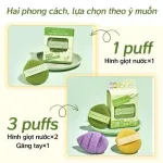 Hộp 3 Miếng Bông Mút Rửa Mặt Bọt Biển Amortals (Có Chữ)