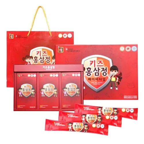 Hộp 30 Gói Nước Uống Hồng Sâm Baby Sanga Hàn Quốc - Dành Cho Bé 300ml