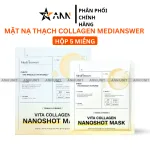 Hộp 5 Miếng Mặt Nạ Collagen MediAnswer - Mặt Nạ Thạch Medianswer Mask Hỗ Trợ Dưỡng Sáng Cải Thiện Lão Hoá Da