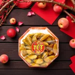 Hộp Hạnh Nhân Rang Bơ Bát Giác 180G Hộp Quà Tết 2026