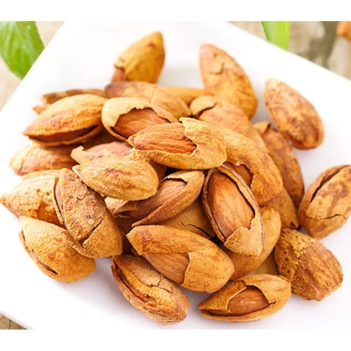Hộp Hạnh Nhân Rang Bơ Hộp Vuông Tròn 500G Hộp Quà Tết 2026